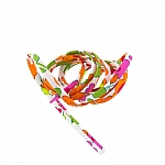 Liberty of London Orange Print 4mm Ribbon Cord Betsy Z 