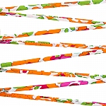 Liberty of London Orange Print 4mm Ribbon Cord Betsy Z 