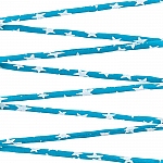 Liberty of London Turquoise Print Ribbon Cord Etoiles