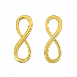 Jewellery Infinity Link Connector Gold Plated Charm 30mm
