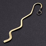 Swirl Style Metal Bookmark 85mm (Antique Bronze Colour)