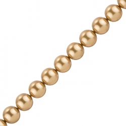 Swarovski 10mm Crystal Pearls (5810) Bright Gold - PK10