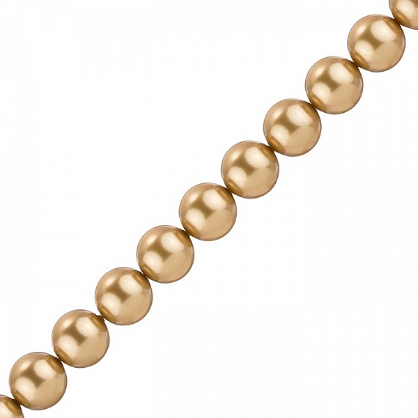 Swarovski 10mm Crystal Pearls (5810) Bright Gold - PK10
