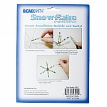 Beadsmith 3.75" Wire Snowflake Forms (0.8mm) 8 Frames