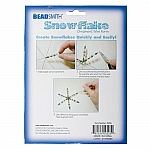 Beadsmith 6" Snowflake Wire Forms for Ornaments 6 Piece