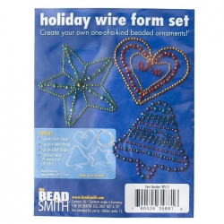 Wire Form Set Christmas Bead Decorations Plus 6m Wire