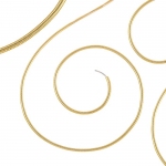 Beadsmith French Wire/Gimp 0.7mm Fine (New Gold) 16" Beadsmith French Wire/Gimp 0.7mm Fine (New Gold) 16"