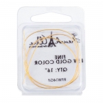 Beadsmith French Wire/Gimp 0.7mm Fine (New Gold) 16" Beadsmith French Wire/Gimp 0.7mm Fine (New Gold) 16"