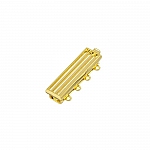Gold Plated 4 Hole Clasp For Miyuki Delica Beads (26mm)