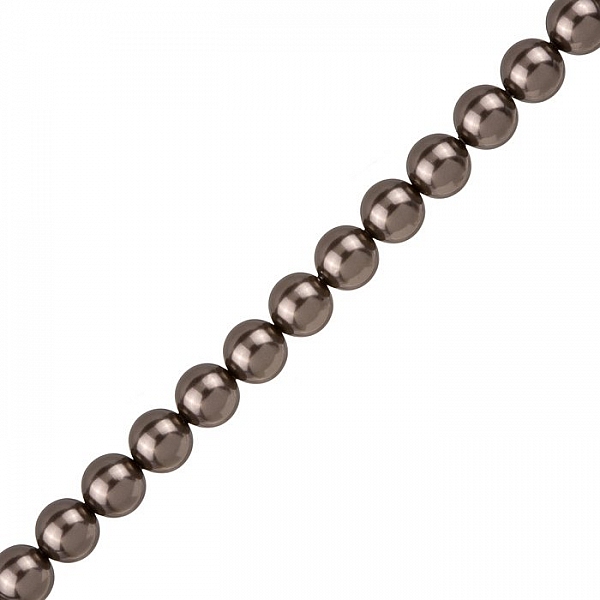8mm Swarovski Round Crystal Pearl Beads 5810 Brown PK25 8mm Swarovski Round Crystal Pearl Beads 5810 Brown PK25