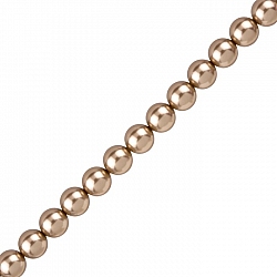 8mm Swarovski Round Crystal Pearl Bead 5810 Bronze PK25