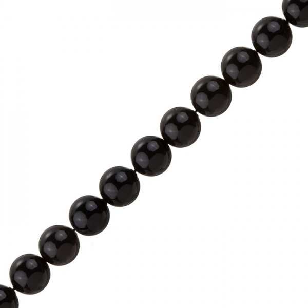 10mm Swarovski Crystal Pearls (5810) Mystic Black PK10