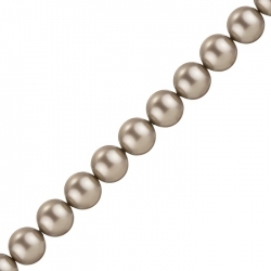 Swarovski 10mm Crystal Pearl Beads Platinum 5810 - PK10