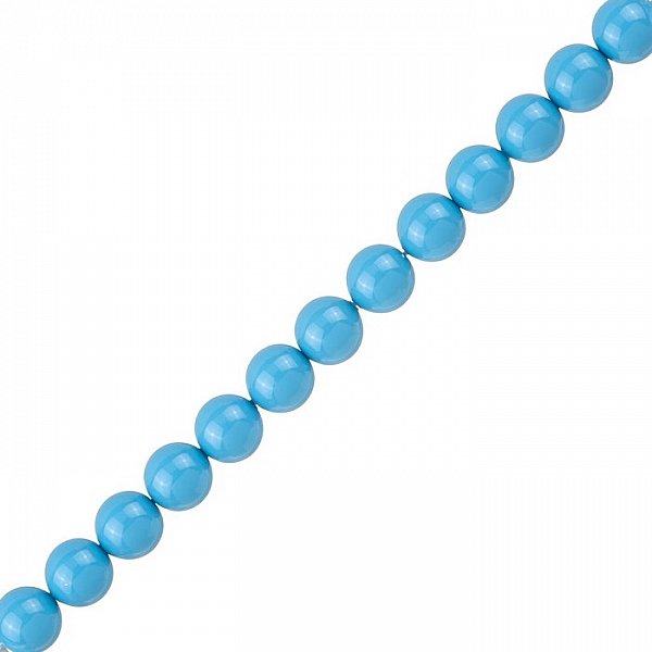 8mm Swarovski Crystal Pearl Beads 5810 Turquoise PK25