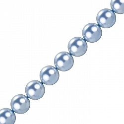 Swarovski 12mm Crystal Pearl Beads 5810 Light Blue PK10