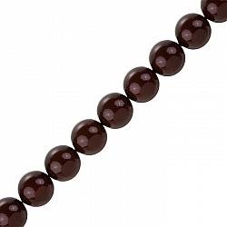 Swarovski 12mm Round Crystal Pearls (5810) Maroon PK10