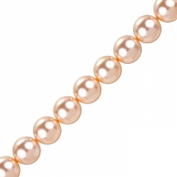 Swarovski 12mm Round Crystal Pearls (5810) Peach PK10
