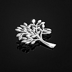 925 Sterling Silver Open Tree Of Life Pendant 23mm PK1