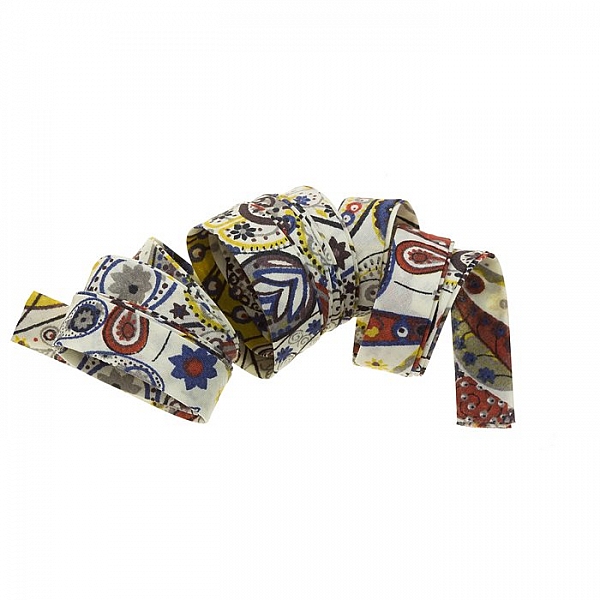 Liberty of London Mark H (10mm) Bias Cotton Ribbon - 1m