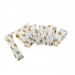 Liberty of London Etoiles 10mm White & Gold Bias Ribbon