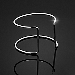 Plain Wire Cuff Bracelet Base Rhodium Plated (66mm) PK1 Plain Wire Cuff Bracelet Base Rhodium Plated (66mm) PK1