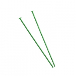 Hypoallergenic Niobium Findings Green 1.5" Headpins PK2