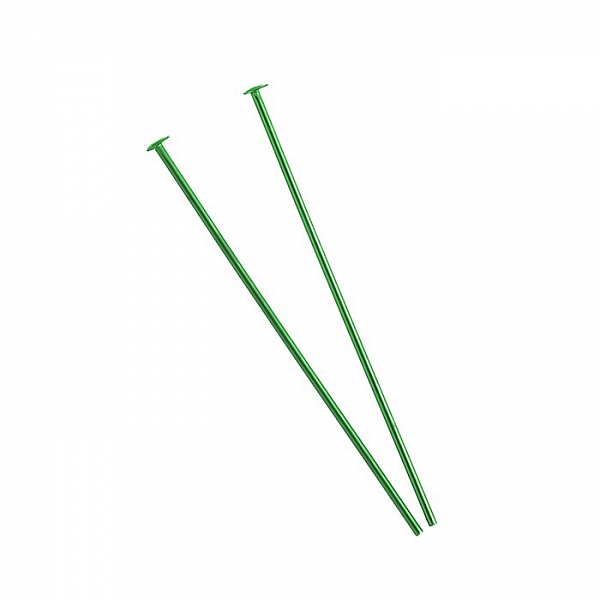 Hypoallergenic Niobium Findings Green 1.5" Headpins PK2