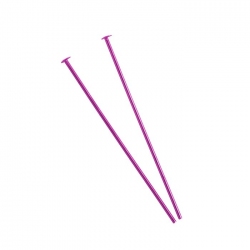 Niobium Hypoallergenic Headpins - Pink 38mm (1.50") PK2