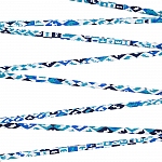 Liberty of London Blue Print 4mm Ribbon Cord Checkmate