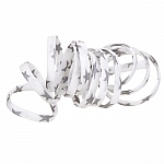 Liberty of London Etoiles Blanc Argent 4mm Ribbon Cord