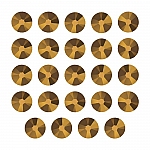 Swarovski 2038 Hotfix Flatback Crystals Dorado SS6 PK24