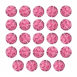 Swarovski Hotfix 2038 Flat Back Crystals SS6 Rose PK24