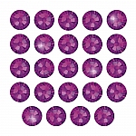 Swarovski Hotfix Flat Back Style 2038 Amethyst SS6 PK24