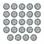 Swarovski Hotfix 2038 Flat Backs Black Diamond SS6 PK24