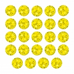 Swarovski 2038 Hotfix Flatback Crystal SS6 Citrine PK24