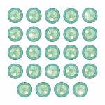 Swarovski (2038) Hotfix Crystals SS6 Pacific Opal PK24