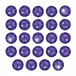 Swarovski Hotfix Crystals 2038 Purple Velvet SS10 PK24