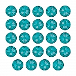 Swarovski Hotfix (2038) Crystals SS10 Blue Zircon PK24