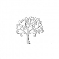 21mm Tree of Life 925 Sterling Silver STS Charm Pendant