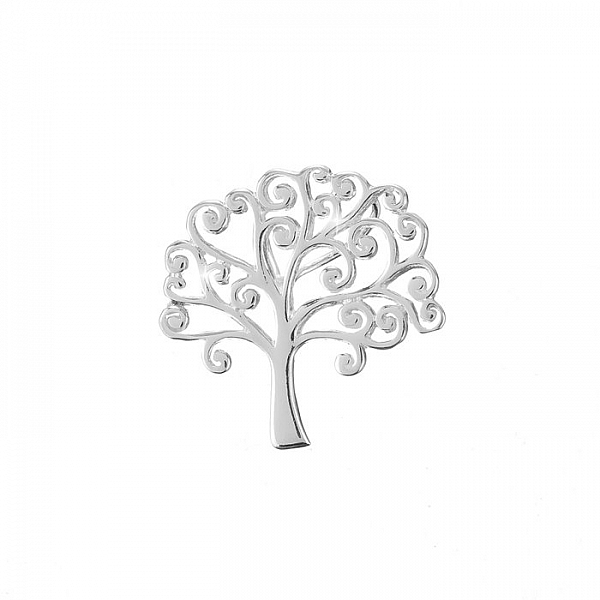 21mm Tree of Life 925 Sterling Silver STS Charm Pendant 21mm Tree of Life 925 Sterling Silver STS Charm Pendant