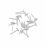 Silver Plated 5mm Ear Studs Flat Head Ear Posts - PK20
