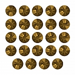 Swarovski 2078 Hotfix Flatback Crystal Dorado SS16 PK24