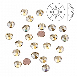 Swarovski Hotfix (2078) Crystal Golden Shadow SS16 PK24