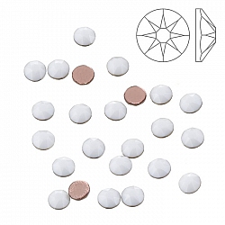 Swarovski 2078 Hotfix Flat Back (SS16) Chalk White PK24