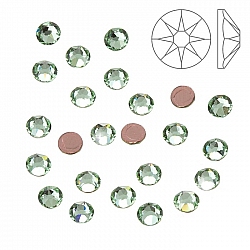 Swarovski (2078) Hotfix Flat Backs SS16 Chrysolite PK24