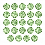 Swarovski (2078) Hotfix Flat Backs SS16 Chrysolite PK24