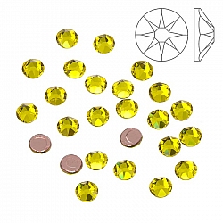 Swarovski Hotfix 2078 Style Crystals Citrine SS16 PK24