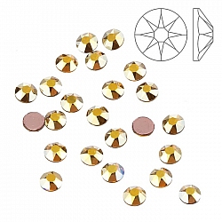 Swarovski (2078) Hotfix SS16 Crystal Metallic Sunshine