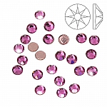 Swarovski Hotfix Crystal XIRIUS 2078 Rose (SS16) PK24