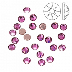 Swarovski Hotfix Crystal XIRIUS 2078 Rose (SS16) PK24